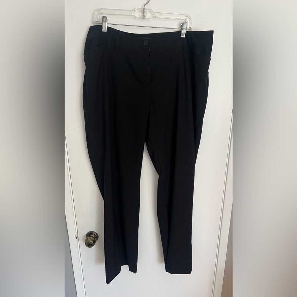 Lane Bryant Black Pant Red Triangle - Size 18 - Picture 7 of 12